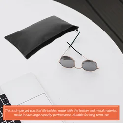 2 Pcs Waterproof Deposit Bag Folders Documents Money Portable Holder Envelope Folder Pouch Receipt