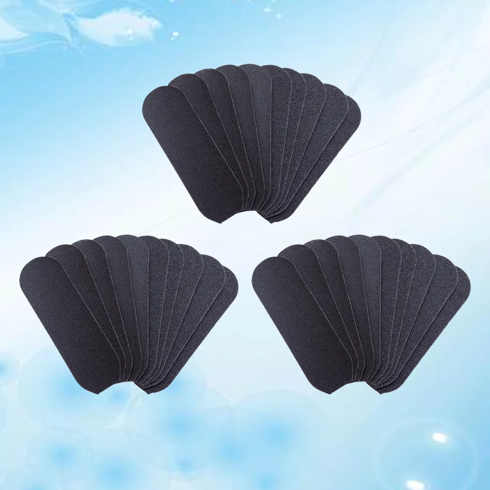 

50Pcs Foot Sandpaper Foot File Callus Cuticle Remover Tool Portable Sandpaper Pedicure Accessories Black