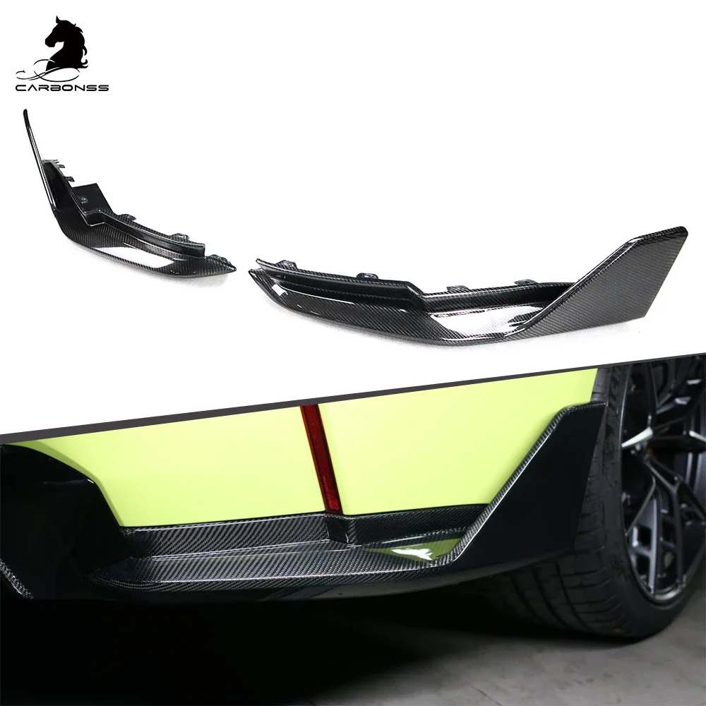 Replacement MP Style Dry Carbon Fiber Car Rear Bumper Splitter For  G80 M3 Competition 2021+ custom