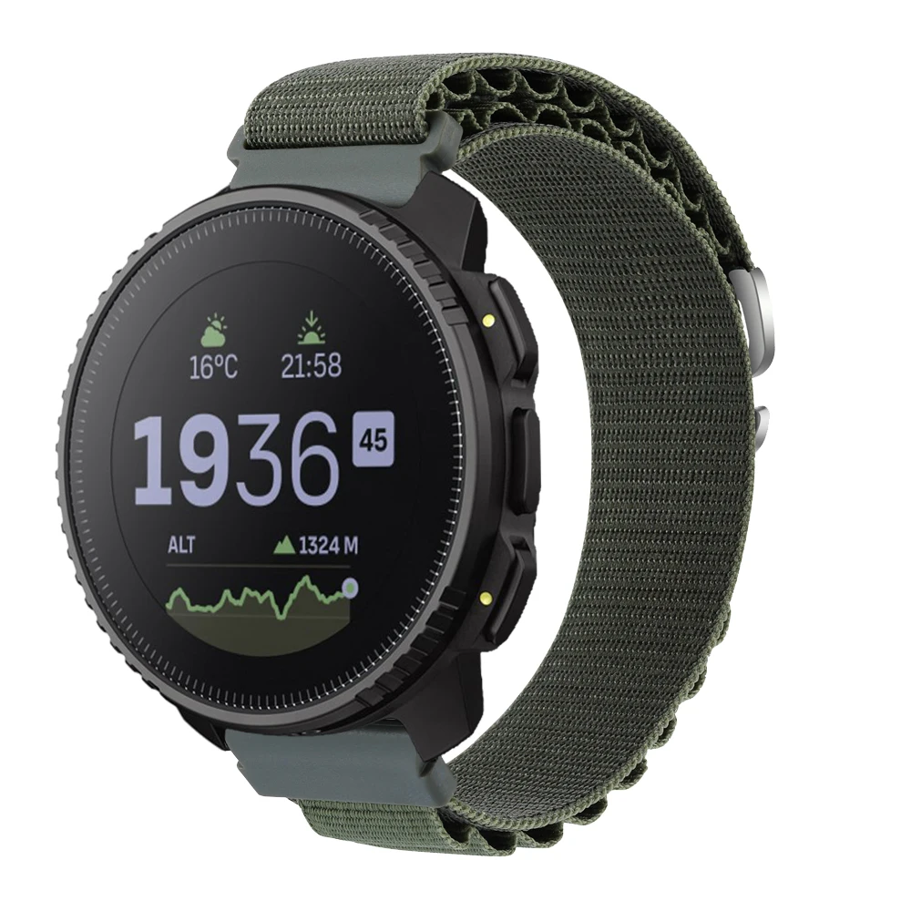 Cinturino In Nylon Con Anello Da 22Mm Per Cinturino Verticale Suunto Per Cinturino Di Ricambio Suunto 9 Peak Pro/Suunto 5 Peak Band 22Mm