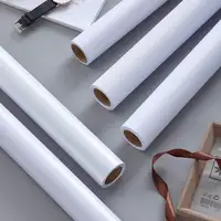 Pure White Wallpaper Self-Adhesive Waterproof Moisture-Proof Paint Kitchen Wall Stickers Cabinet Table Furniture Decoration Film 2