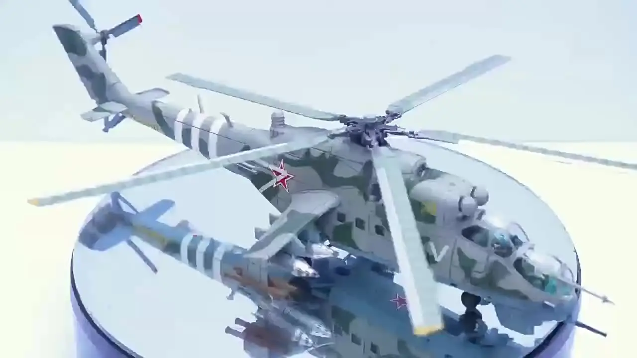 1:72 Scale 14005PF 2022 Zaporozhye Mi-24 V Meter 24 Helicopter