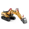 Remote Control Alloy Excavator 1:14 Metal Version Large Excavator Bucket Engineering Vehicle 2.4g Wireless Large Toy Boy Gift 6