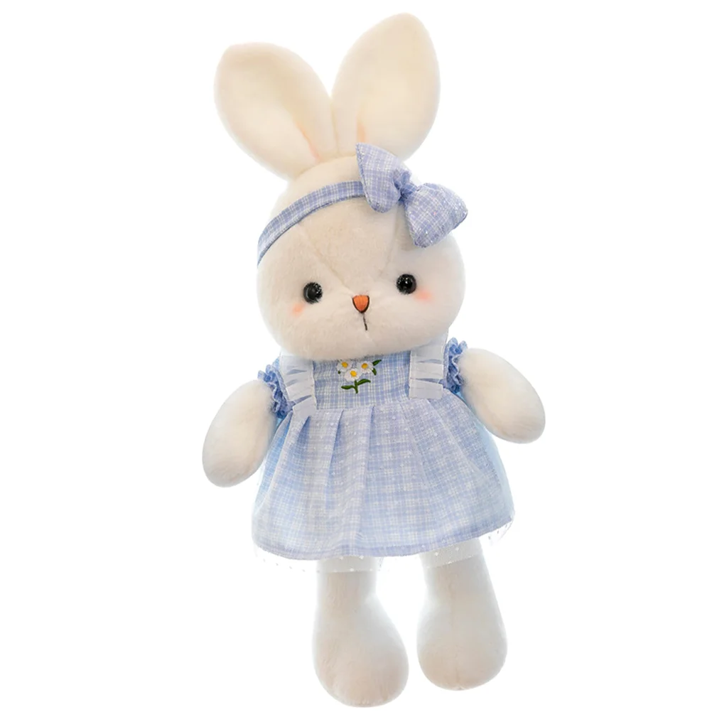 

Stuffed Toy Plush Bunny Decors for Girls White Rabbit Toys Animals Dolls Child