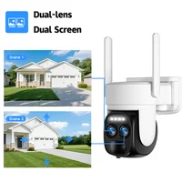 Caméra IP solaire sans fil extérieure WiFi PTZ SZSINOCAM avec batterie intégrée, caméra de surveillance vidéo HD, longue durée de veille 6