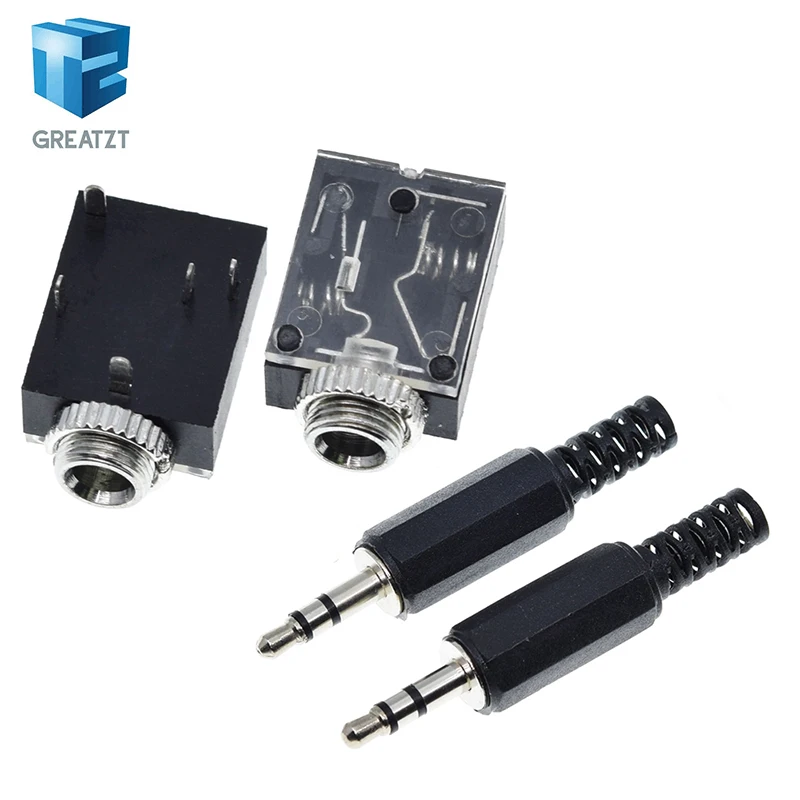 10x PJ-314A 3,5mm Buchse – Dual Channel Stereo Audio Stecker, 3-Pin Mono Kompatibel, Für Kopfhörer & Audiogeräte
