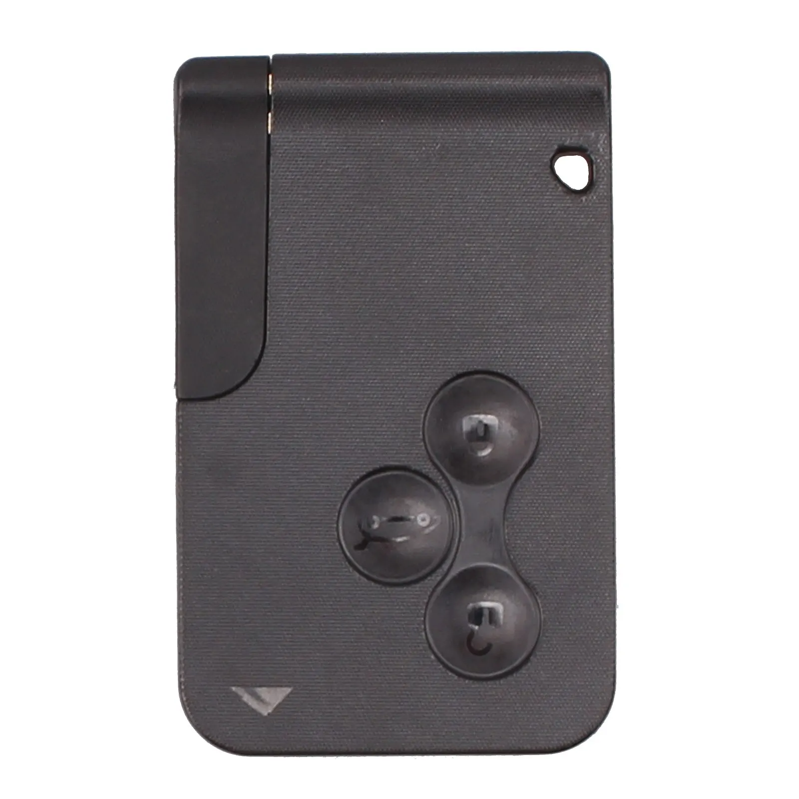 Renault Replacement 3-Button Smart Card Key Housing with Integrated Small Key