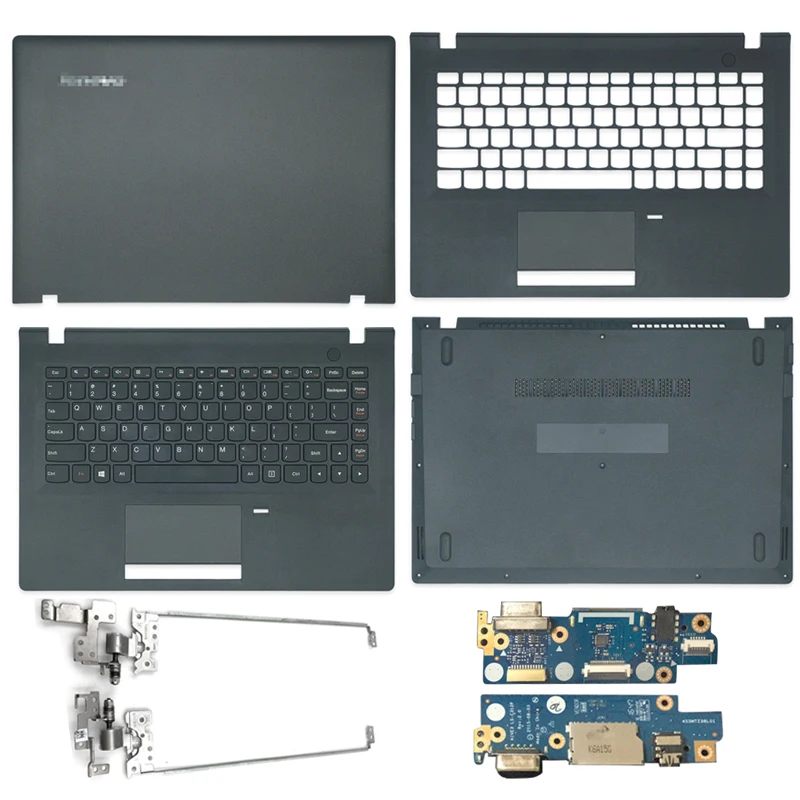

NEW For lenovo e31-70 E31-80 Series Laptop LCD Back Cover/Hinges/Palmrest/Bottom Case/VGA Audio Board Black