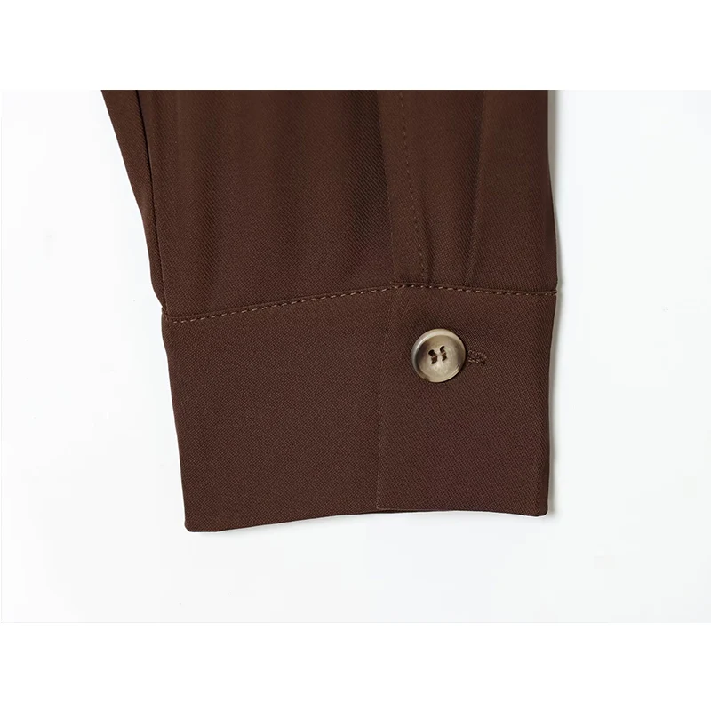 Chic Fashion Shoulder Strap Shirts for Women 2025 New Long Sleeve Women's Streetwear Casual Short Shirt And Blouse Top