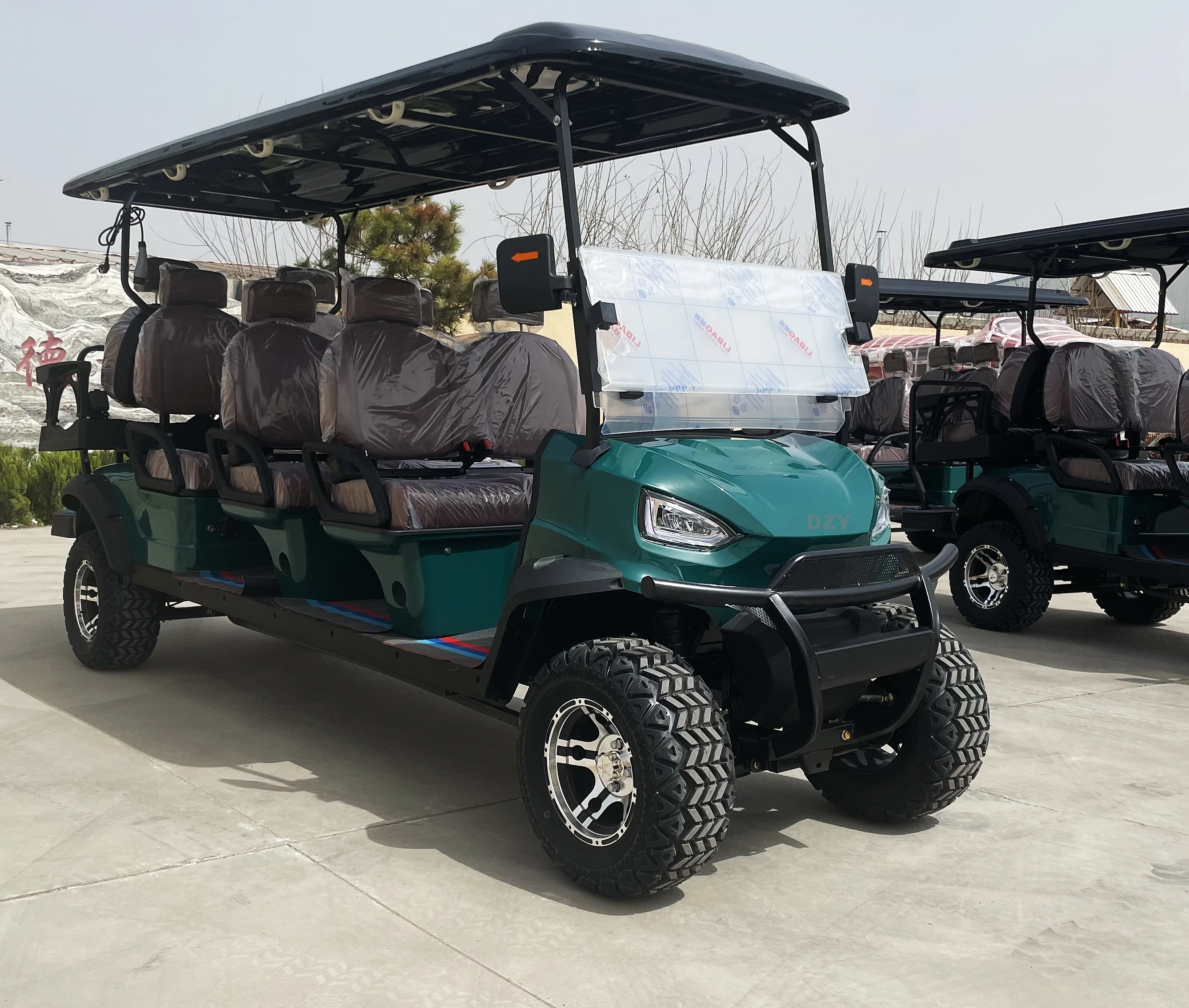 Chinese factory produces new 48V 2-seater electric golf cart off-road vehicle with free customization colors