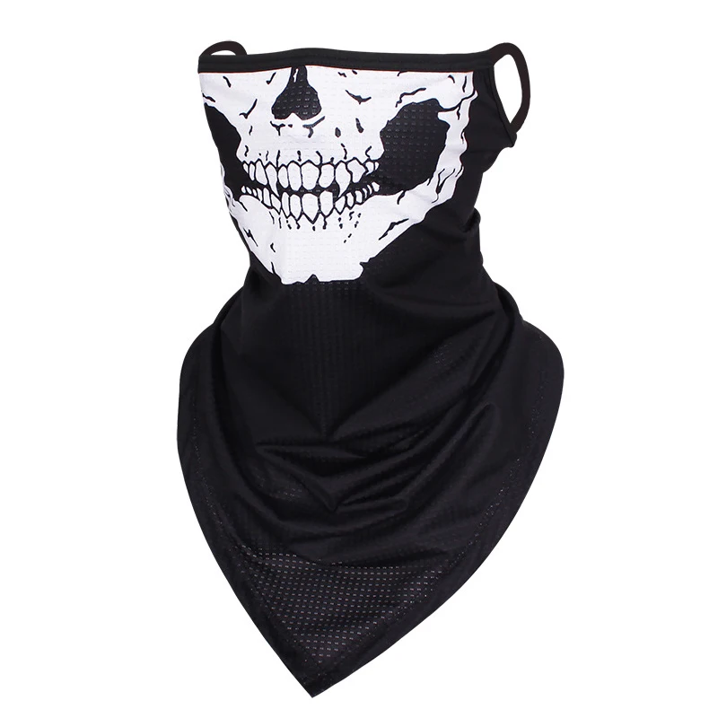 

Multi-function Scarf Skull Face Mask Cycling Bandana Earloops Face Balaclava Cover 3D Print Sunscreen Windproof Neck Gaiter