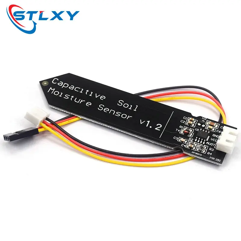Soil Moisture Sensor Soil Tester Soil Moisture Meter Capacitive soil moisture sensor module Corrosion Resistant wide voltage wire Analog Capacitive Soil Moisture Sensor V1.2