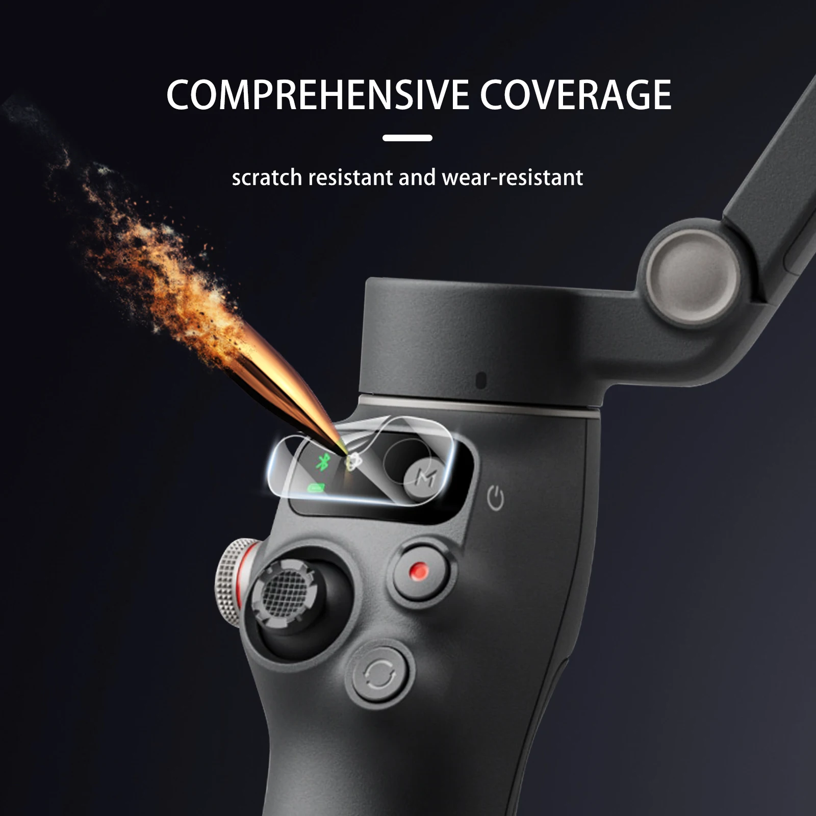 2 Sets For DJI OSMO Mobile 7/7P Handheld Lens Screen Protector Film Scratch Resistant Restore High-definition Picture Quality 2