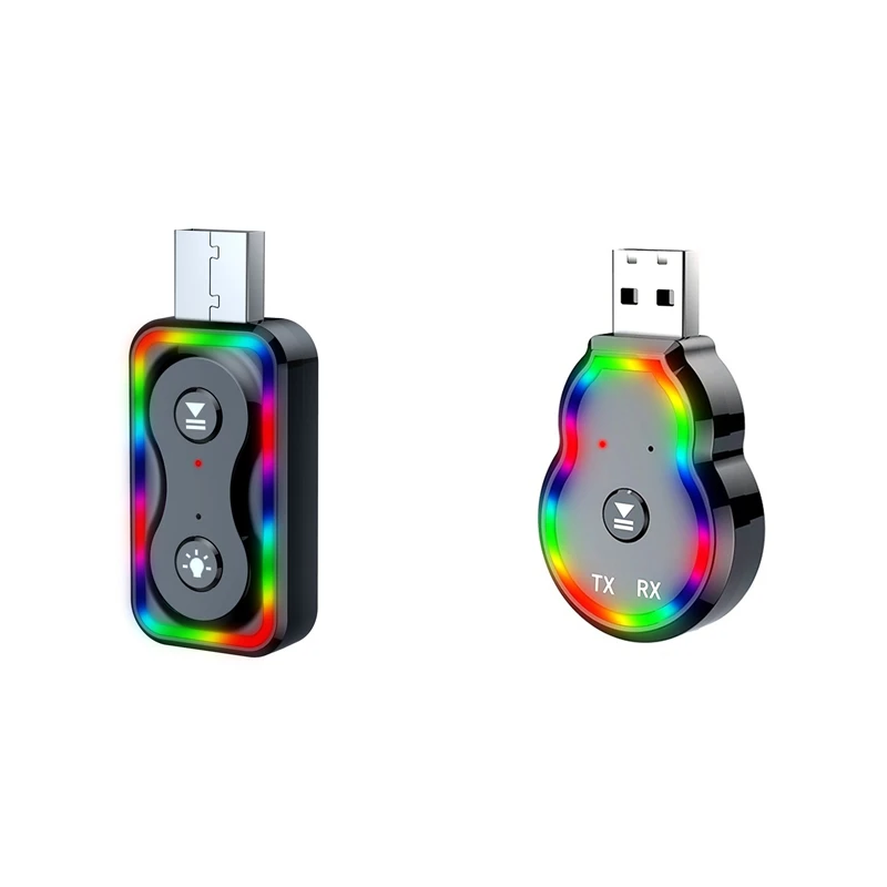 

BT5.3 Bluetooth Adapter For Car 3.5Mm Jack Aux Cable Bluetooth 5.3 5.0 4.2 4.0 Receiver Transmitter Speaker Receiver (Q1)