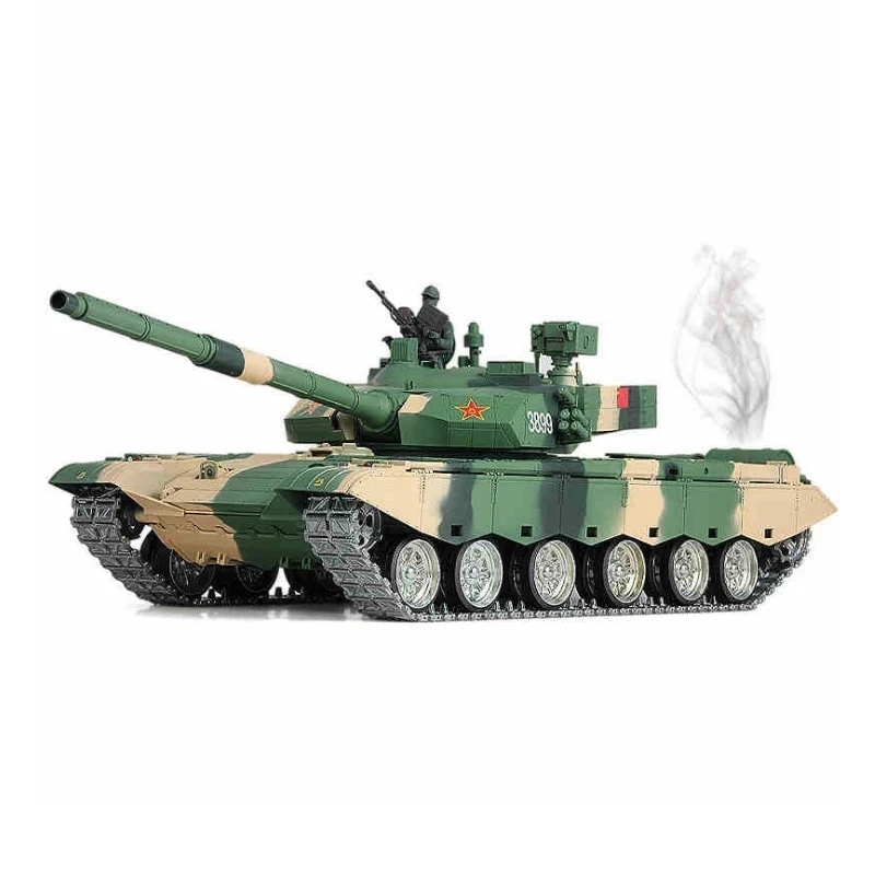 Big 1:16 Alloy Metal RC Tank 72CM Remote Control Tanks Models 2.4G Radio Controlled Tanks Battle Toy Boy 4