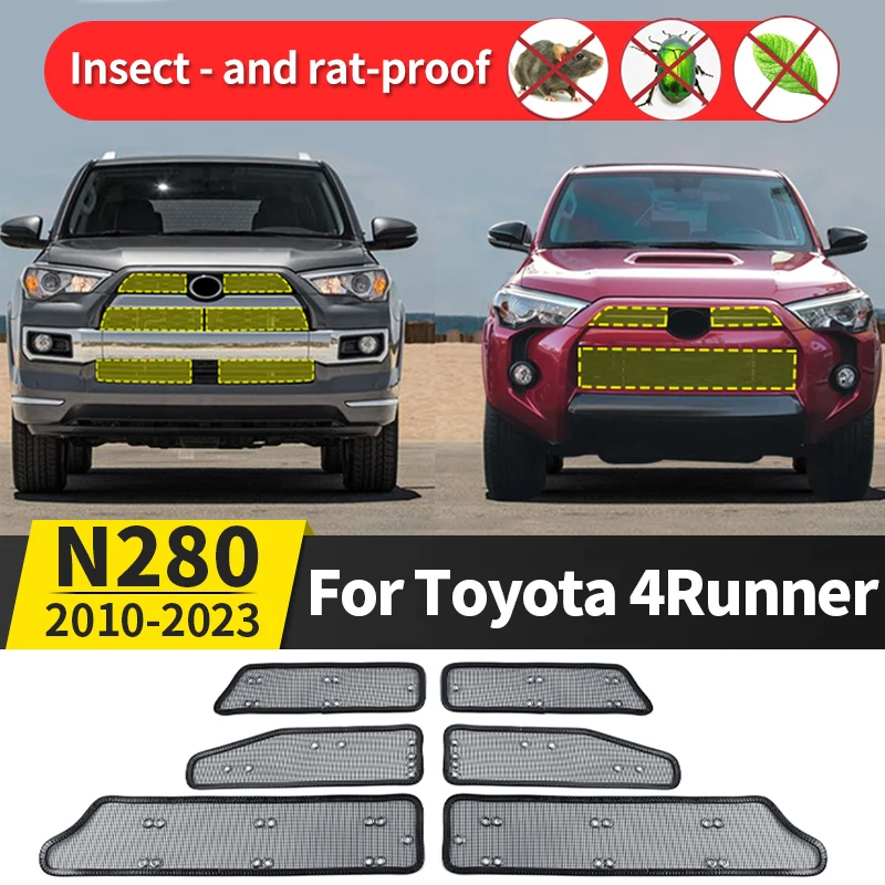 

Передняя решетка из нержавеющей стали, проволочная сетка для Toyota 4runner 2021-2010 TRD Pro Sport Premium off-Road, внешние запчасти, аксессуары