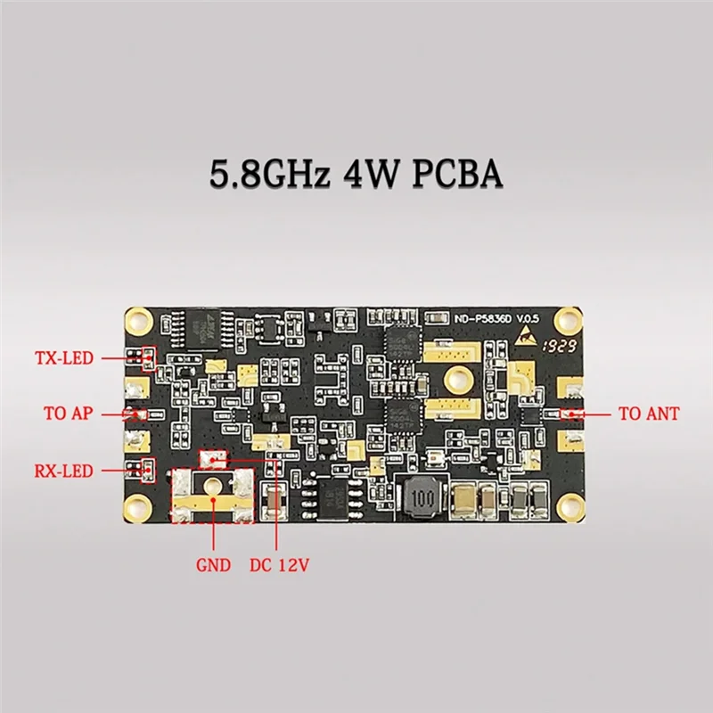 Amplificateur RF 5.8 GHz 4W Carte Emetteur Récepteur Signal WiFi