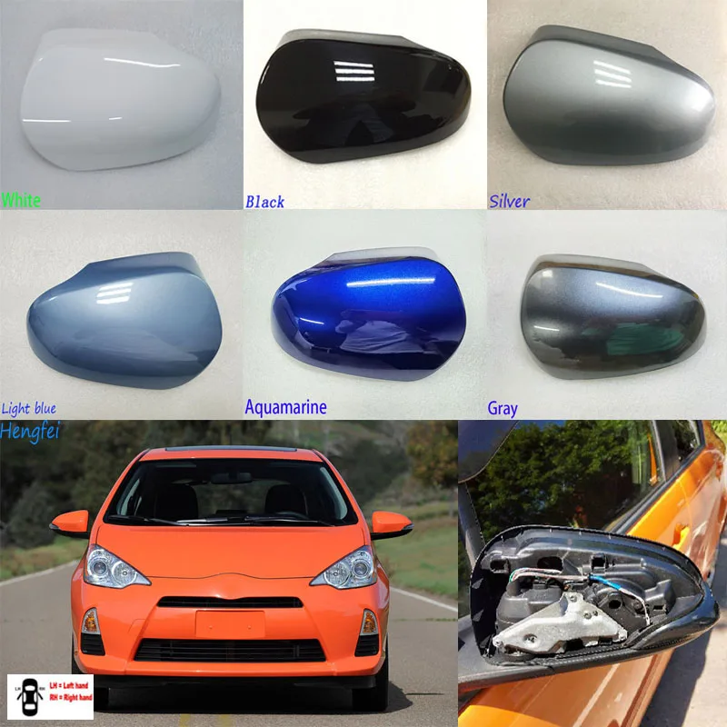 Car Reverse Mirror Shell For Toyota Aqua Prius C 20122021 Rearview