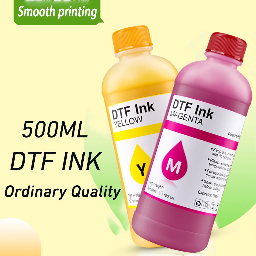 Direct To Transfer Film Ink Inkjet Printer Ink 500ML/Bottle DTF Ink PET Film Transfer Ink for Epson 1430 L800 L1800 1390 I3200 PET Film Printing And Transfer