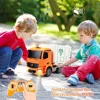 DOUBLE E E560 Remote Control Garbage Truck Electric Car Toy Set Engineering Vehicle Toys for Children Kid Boy Gifts 5