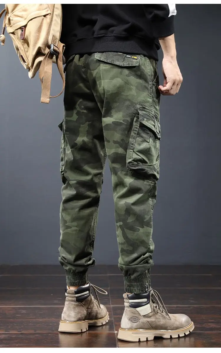 High Quality Cargo Pants Men Jogging Casual Pants Full Length Military Mens Streetwear Adults Work Tactical Tracksuit Trousers