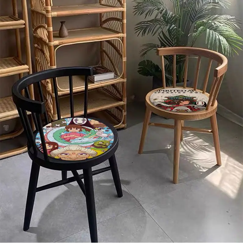 

Anime Spirited Away European Seat Cushion Office Dining Stool Pad Sponge Sofa Mat Non-Slip Buttocks Pad