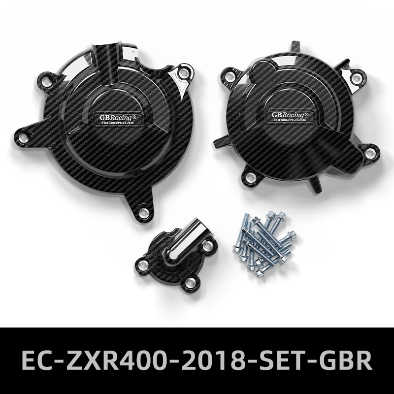 GBRacing Z400 2019-2023 모터라드 액세서리 카레나도스 가와사키 닌자400 2018-2023 펄스 클러치 커버 보조 엔진 커버 세트
