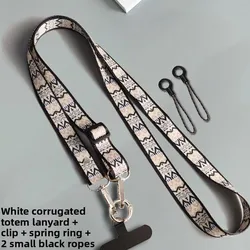 Retro Pattern Anti - Lost Crossbody Phone Lanyard with Adjustable Long Strap (BBWTT)