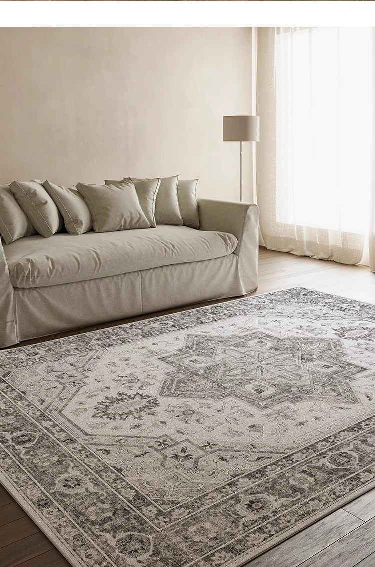 Retro Persian Type Rug Bohemian Living Room Decorative Carpet Comfortable Soft Bedroom Rug Non Slip Machine Washable Carpets 양탄자