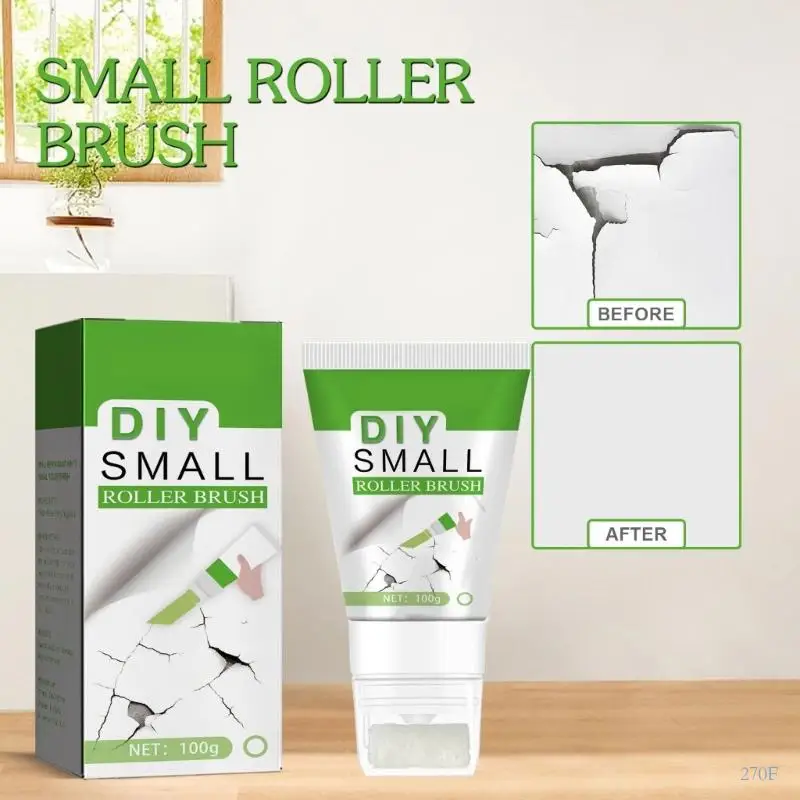 270F Small Rolling Brush Wall Latex Paint Cover Graffitis, Repair Cracks, and Remove Multi purpose