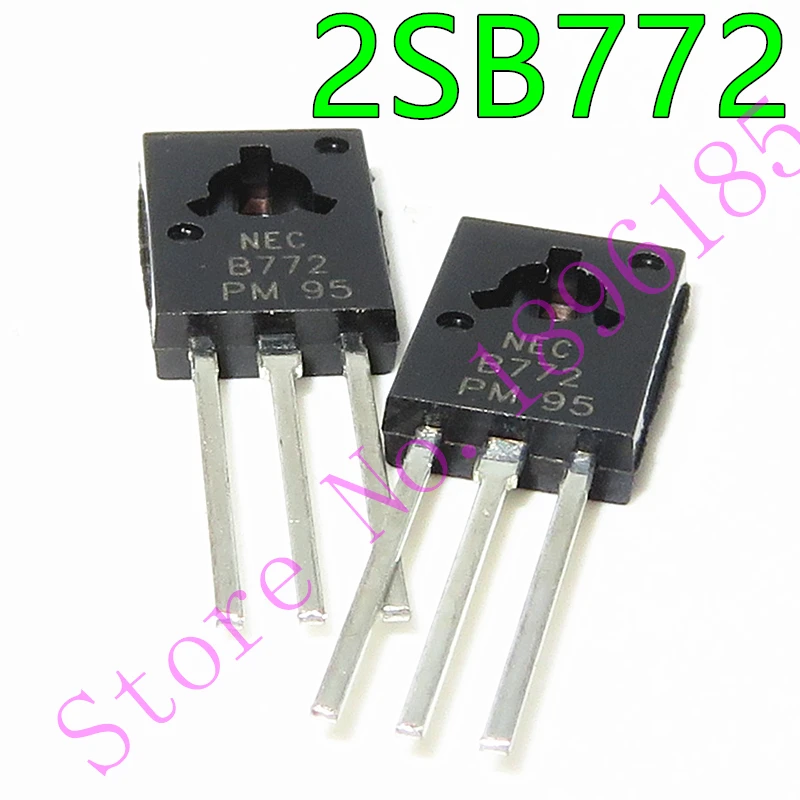 

20PCS/Lot Triode Transistor B772 2SB772 3A/40V PNP Power Triode New Original