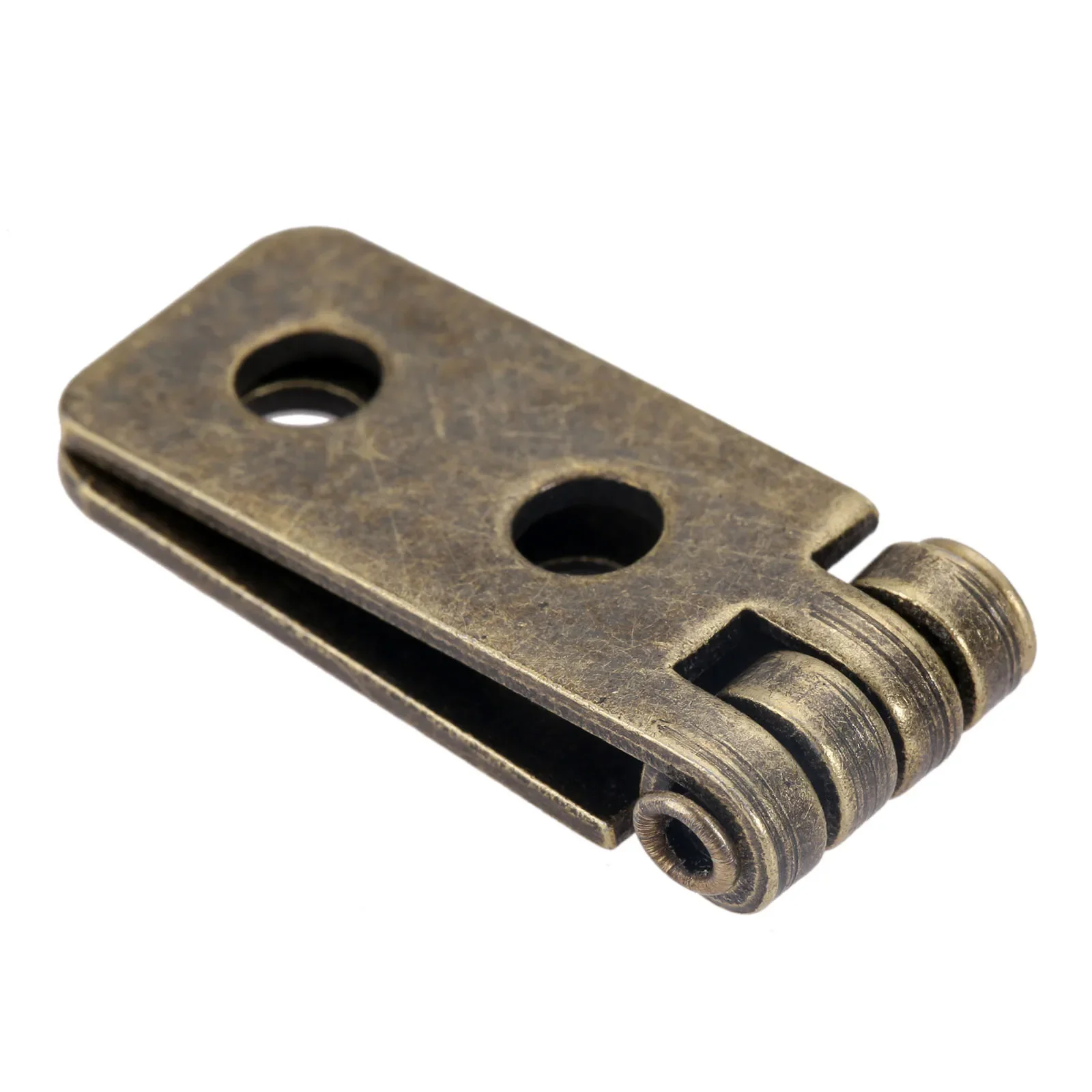 Description Picture 6 of item2Pcs Antique Bronze Rectangle Hinges Furniture Connector Box Hinges with Screws for Drawer Cabinet Door Luggage Jewelry Wood Box
