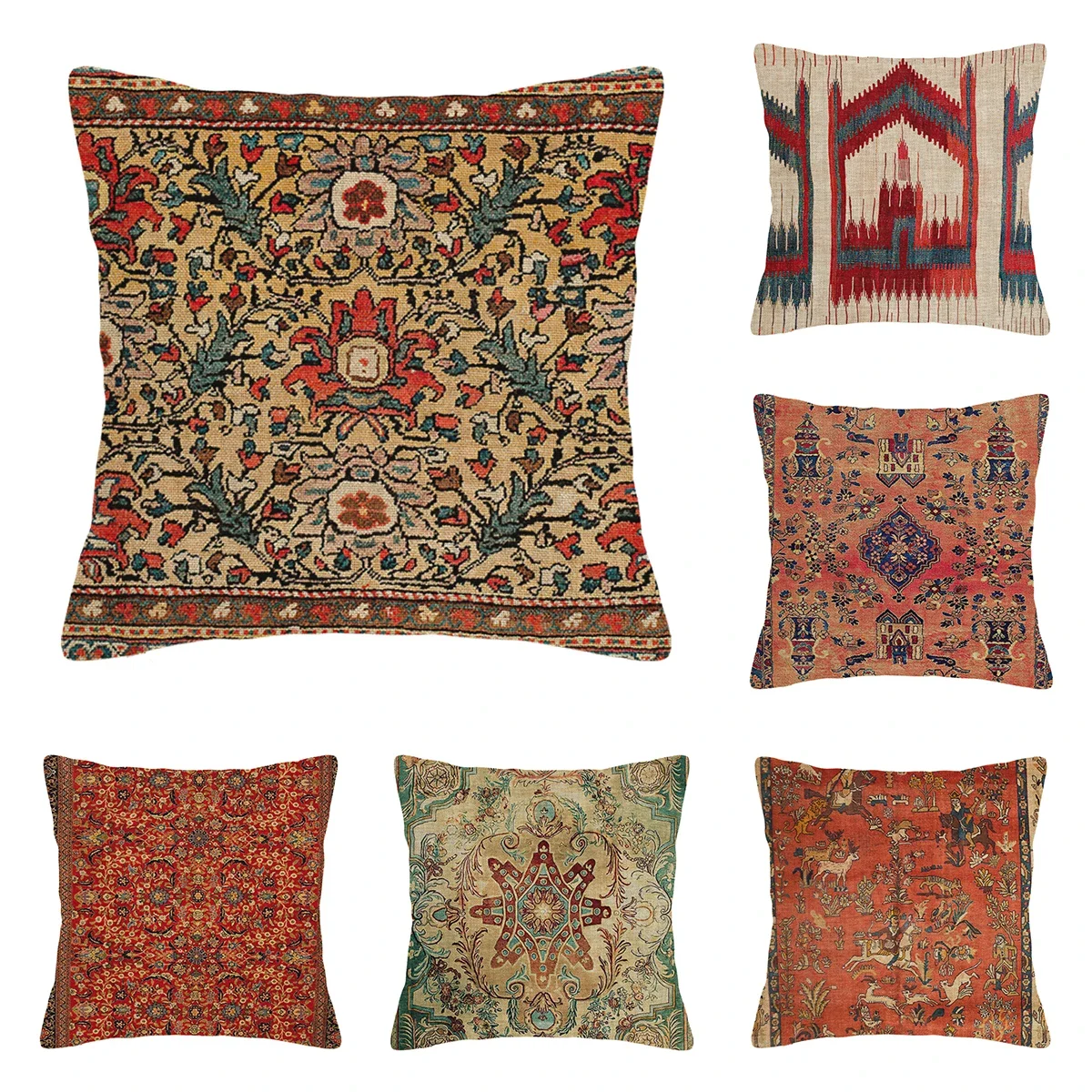 

Home living room modern decoration cushion decoration pillow cover 45*45 40x40cm 60x60cm 45x45cm Persian pattern 50x50cm boho
