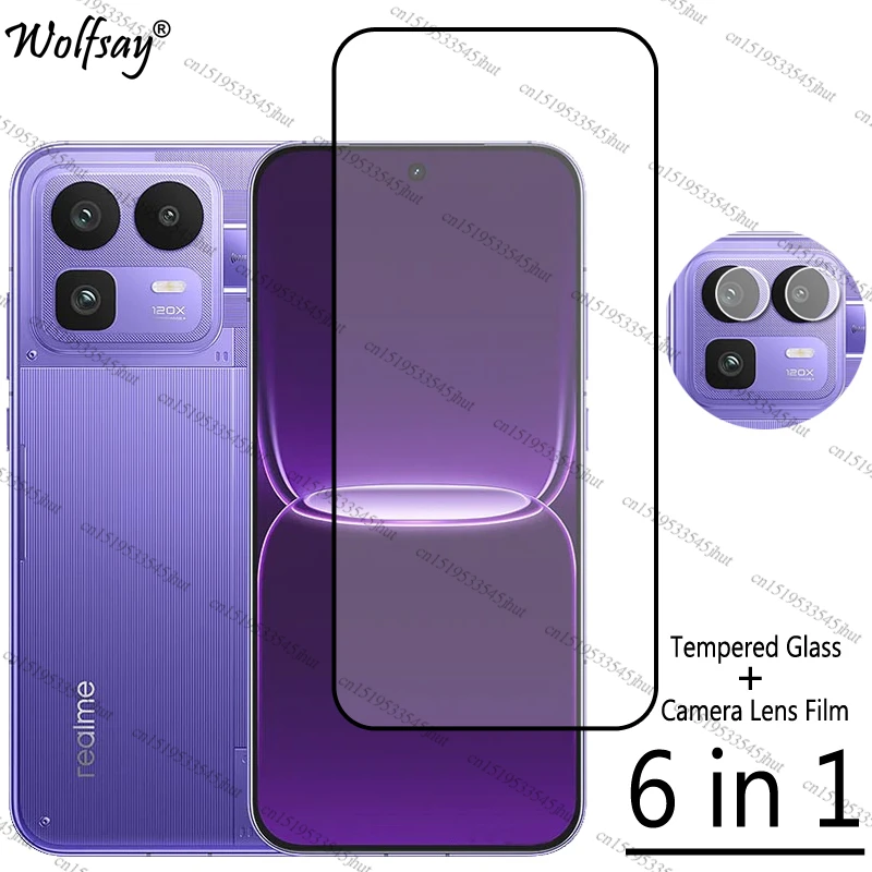 Premium Full Cover Tempered Glass Screen and Camera Lens Protector