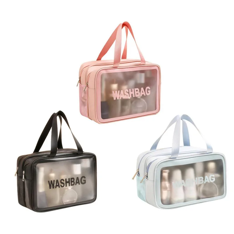 Dry Wet Separation Swimming Wash Bag Double Layer Portable