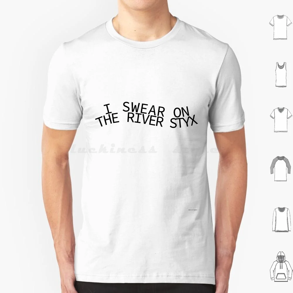 I Swear On The River Styx T Shirt Uomo Donna Bambini 6Xl Bradley Jackson Annabeth Chase Bradley Jackson E Gli Eroi Di Olympus Rick