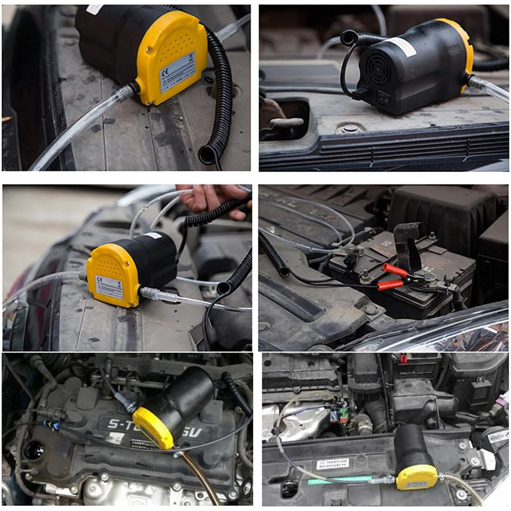 Oil Pump Car Engine Oil Pump 12V Electric Diesel Fluid Sump Extractor Scavenge Fuel Transfer Suction Boat Motorbike