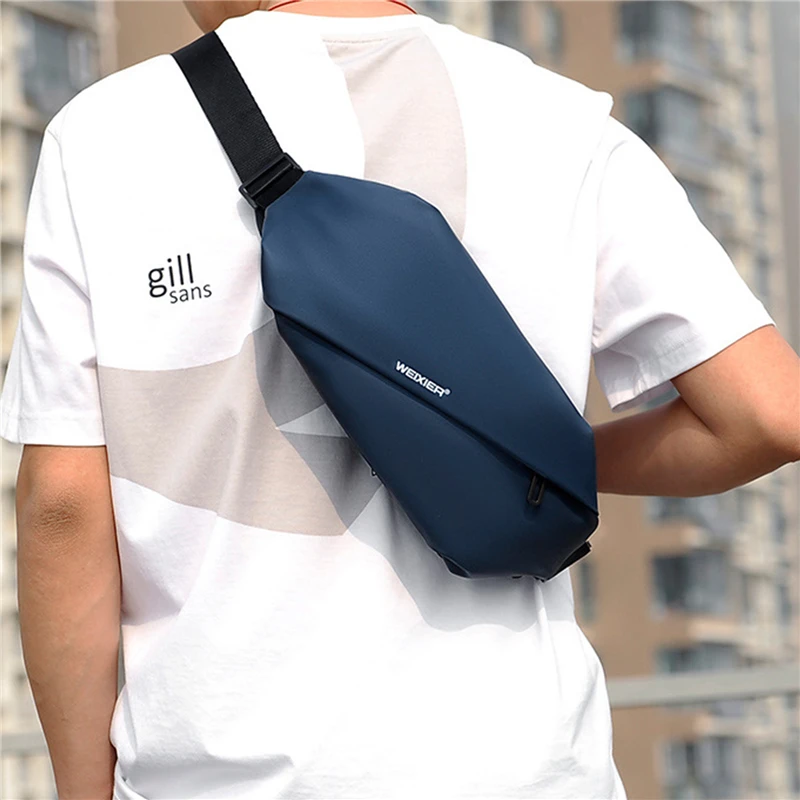 

Outdoor Man Belt Pouch Sports Men's Handbag Casual Cycling Small Waist Pack Crossbody Bag Shoulder Bag Men's Crossbody Chest