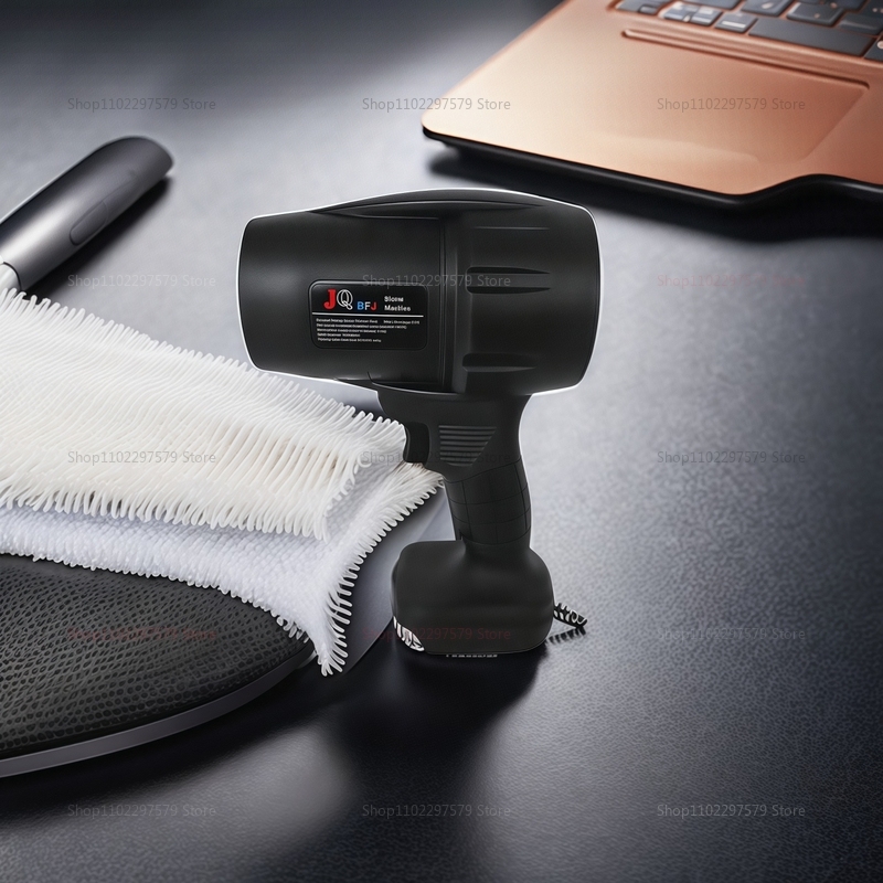 Powerful Electric Hair Dryer Turbine Fan for Cleaning Leaves Dust Snow Sand Drying and Blowing in Workshops Garage NoBattery