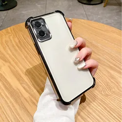 Luxurious Shiny Glitter Silicone Phone Case with Camera Lens Protection for OPPO A76 (4jfs black)