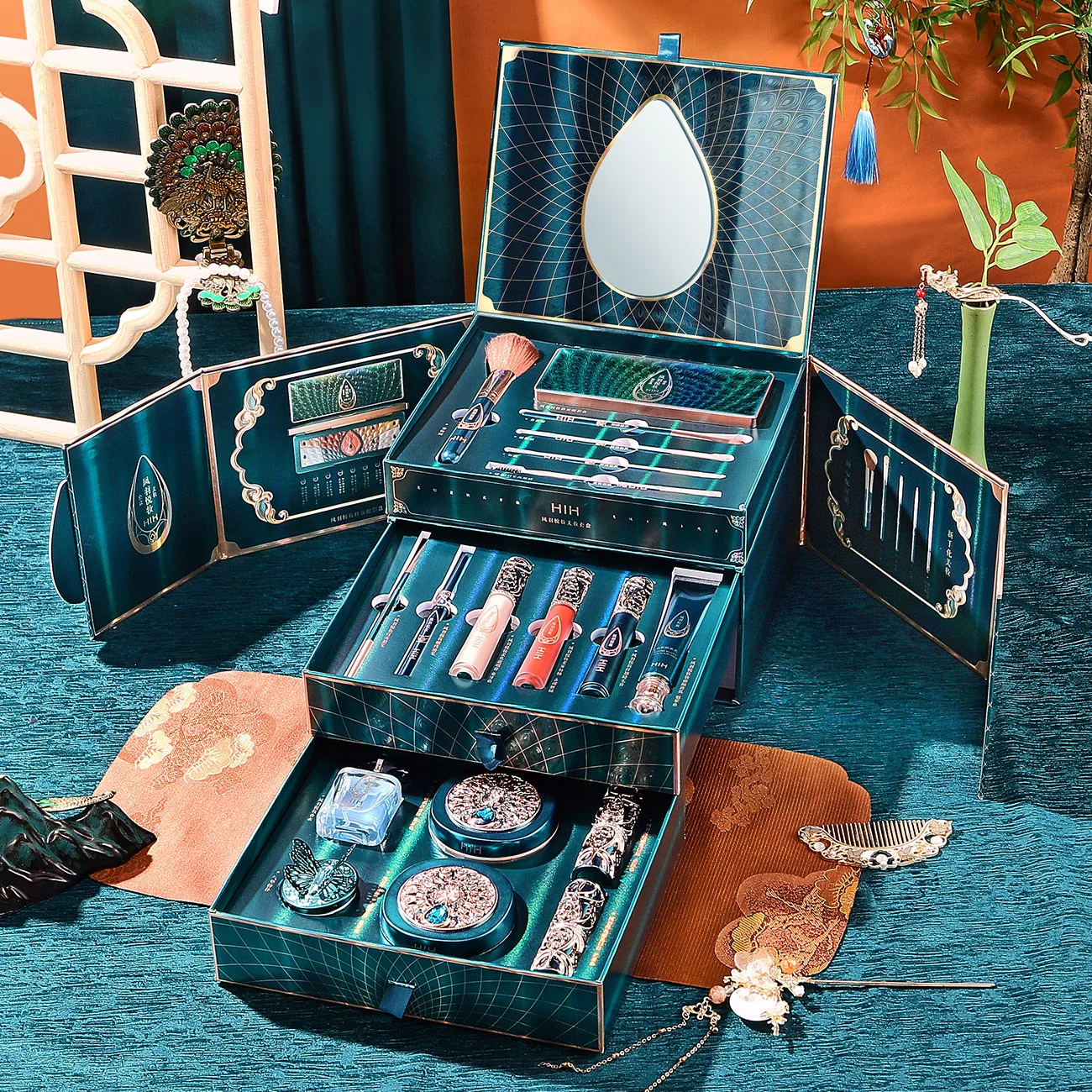 Phoenix  Makeup Sets Include Daily Use Face Powder Foundation Concealer Eyeliner Make up Valentine's Day Christmas Gift Box 6