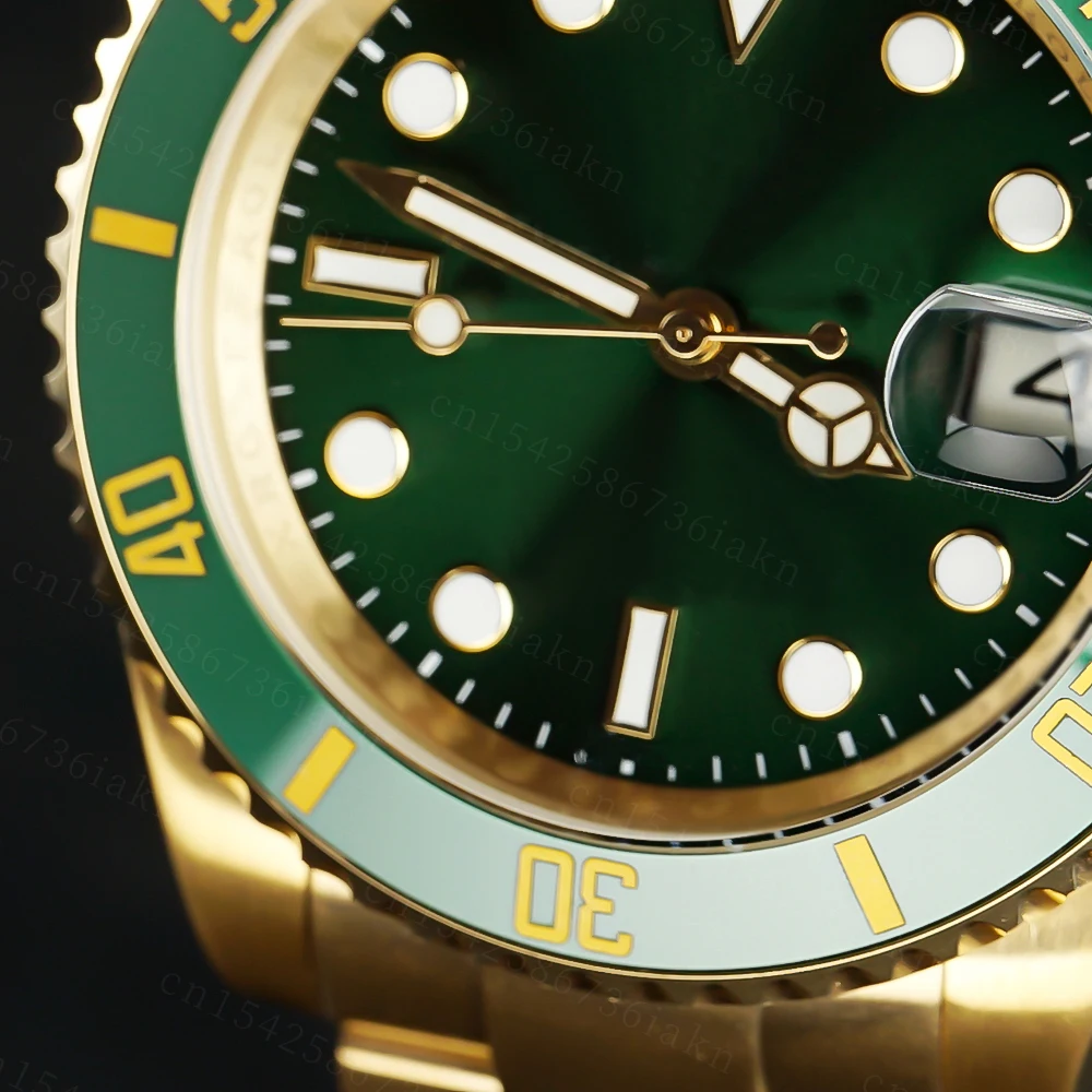 2022 Fashion New 40mm Men's Leisure Sports Sapphire Mirror Stainless Steel Material Waterproof Automatic Mechanical Watch