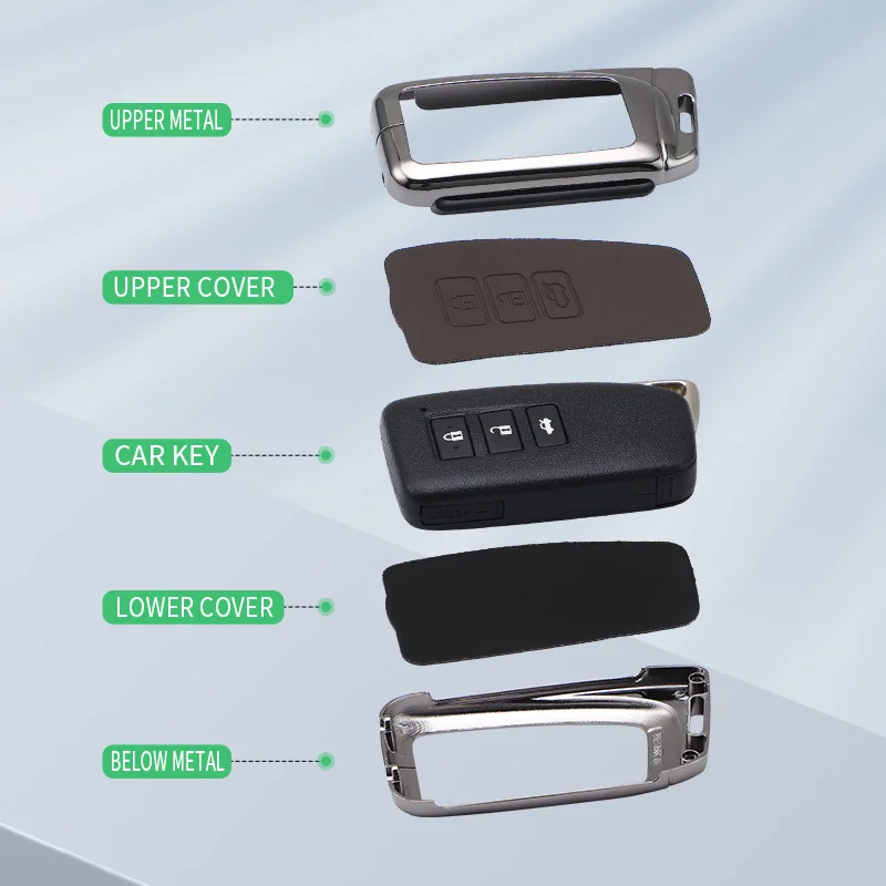 Lexus Zinc Alloy Luxury Key Case – Premium Key Accessory