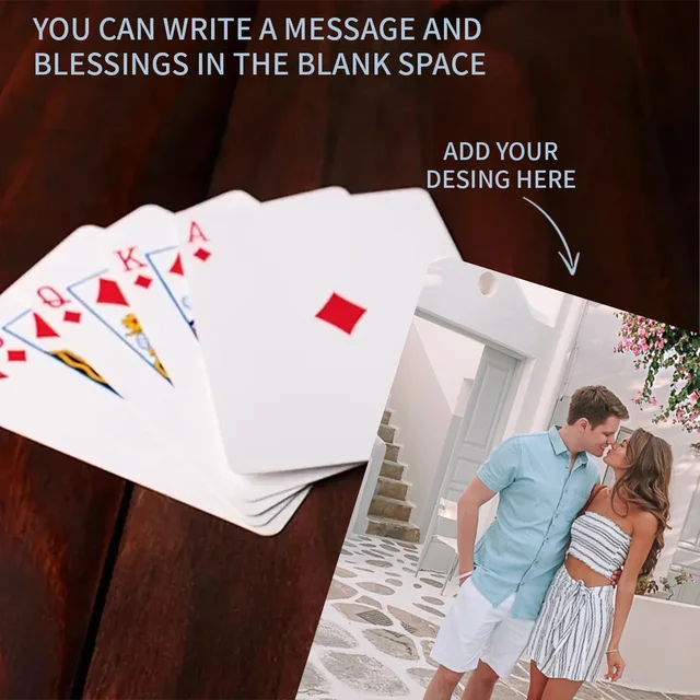 Cartes à jouer personnalisées, alternative d'album photo personnalisé, cadeaux de fête en famille, cartes de jeu de poker de Noël, cadeau photo unique 4
