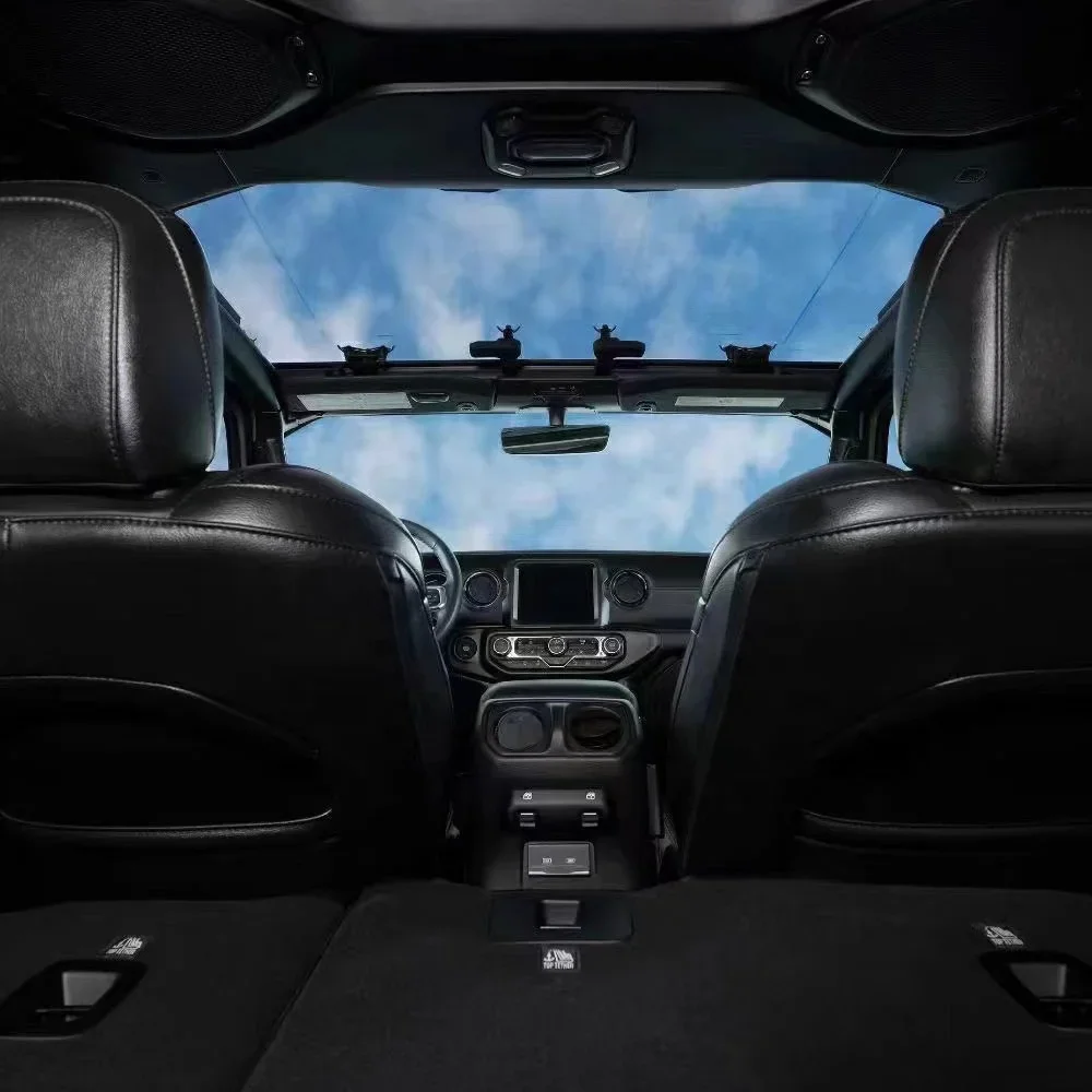 Transparent roof for Jeep Wranglers JL modified soft roof transparent sunroof Gladiator JT modified starry sky roofcustom