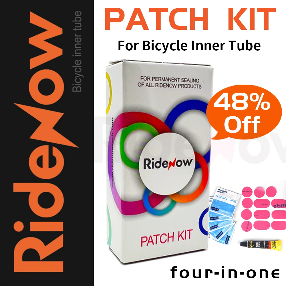 Ridenow Patch Kit For Road Bicycle/gravel Cycling Inner Tubes