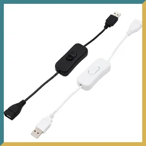 USB-кабель длиной 28 см с переходником «штырь-гнездо» для USB-лампы