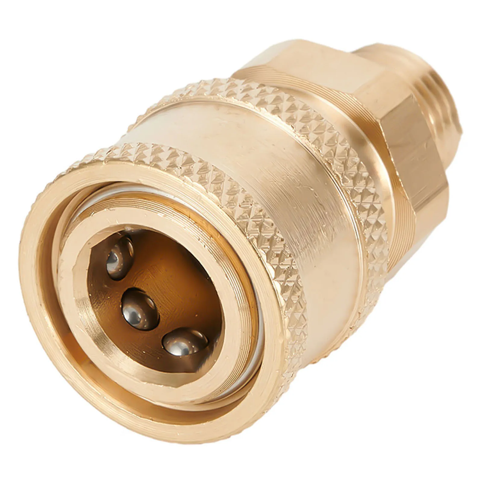 

1pc Pressure Washer Connector Coupling Quick Release Adapter 1/4“ Hreaded Pipe Fitting Water Hose Adapter Coupler Connector