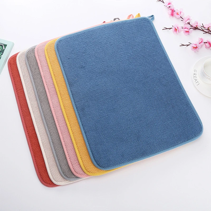 

Coasters Placemats Table Dish Dryer In The Cabinet Drying Mats Honeycomb and Rhombus Colored Table Placemats Table Mats Coasters