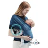 Wrap Baby Carrier Original Stretchy Infant Sling Perfect for Newborn Babies and Children Up To 41 Lbs 6